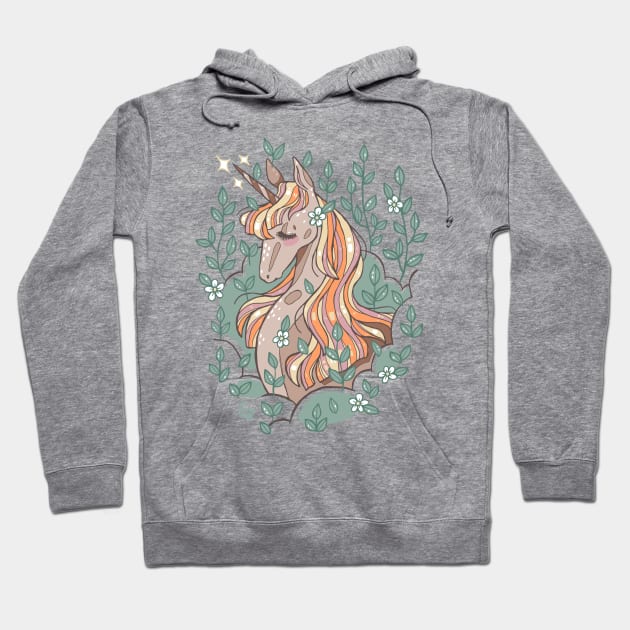 Unicorn Garden Hoodie by DajonAcevedo